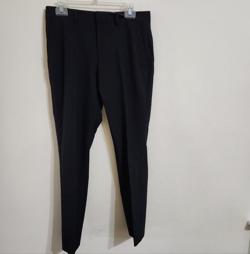 JF J.Ferrar Men's Black Dress Pants
